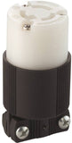 Eaton Wiring Devices CWL515C Electrical Connector, 2 -Pole, 15 A, 125/250 V, NEMA: NEMA L5-15, Black/White