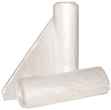 ALUF PLASTICS Hi-Lene HCR-242406C Anti-Microbial Coreless Can Liner, 7 to 10 gal Capacity, HDPE, Clear