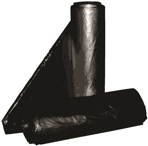 ALUF PLASTICS RL RCT-60XX Royal Crown Top Liner, 55 to 60 gal Capacity, Metalocene Blend, Black