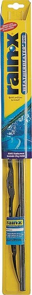 Rain-X Weatherbeater RX30224 Wiper Blade, 24 in, Spine Blade, Rubber/Stainless Steel