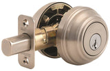 Kwikset 99850-074 Deadbolt, 1 Grade, K4 Key, Metal, Satin Nickel, 2-3/8 to 2-3/4 in Backset, KW1 Keyway