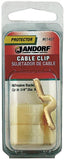 Jandorf 61407 Cable Clip, Nylon, Natural