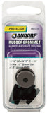 Jandorf 61518 Grommet, Rubber, Black, 3/8 in Thick Panel