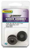 Jandorf 61519 Grommet, Rubber, Black, 9/16 in Thick Panel