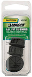 Jandorf 61545 Conduit Bushing, 1/2 in Dia Cable, Nylon, Black, 3/4 in Dia Panel Hole