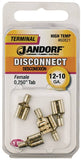 Jandorf 60821 Disconnect Terminal, 12 to 10 AWG Wire