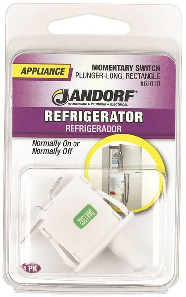 Jandorf 61010 Switch, 12/16 A, 125/250 V, SPST, Tab Terminal