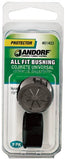 Jandorf 61403 Conduit Bushing, 9/16 in Dia Cable, Nylon, Black, 7/8 in Dia Panel Hole, 0.453 in Thick Panel