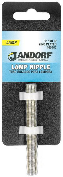 Jandorf 60162 Lamp Nipple, Zinc