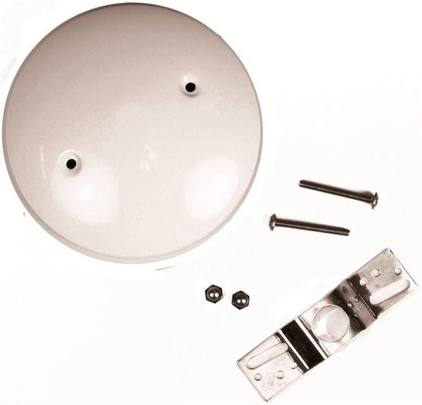 Jandorf 60219 Blank-Up Kit, White, For: Outlet Box After Removal of an Existing Fixture