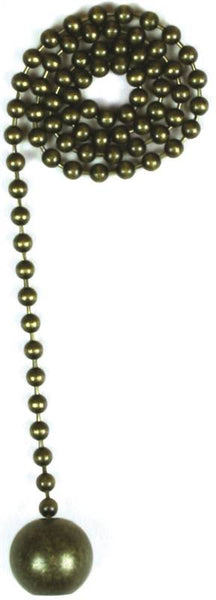 Jandorf 60311 Pull Chain, 12 in L Chain, Brass