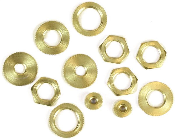 Jandorf 60168 Locknut Assortment, Brass