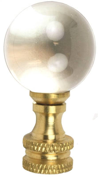 Jandorf 60112 Ball Finial, Glass