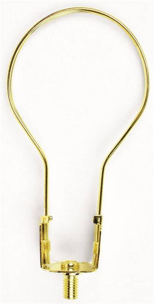 Jandorf 60120 Clip-On Lamp Shade Adapter, Brass Fixture