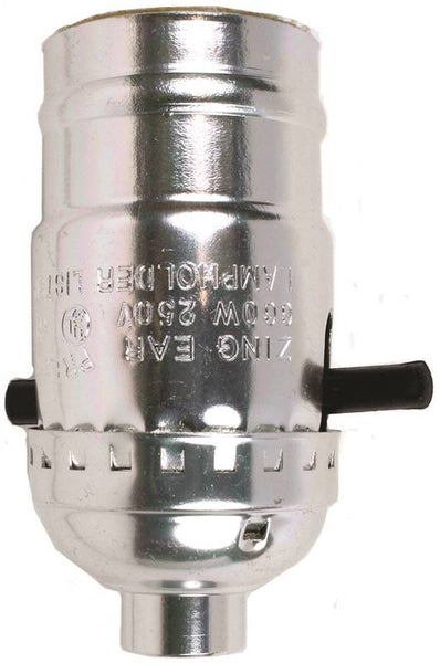 Jandorf 60401 Lamp Socket, 250 V, 660 W, Nickel Housing Material