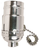 Jandorf 60405 Pull Chain Lamp Socket, 250 V, 250 W, Nickel Housing Material