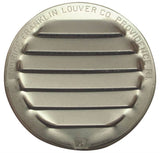 Maurice Franklin RL-100 1 Mini Louver with Insect Screen, 1.219 in W, Round, Aluminum, Mill