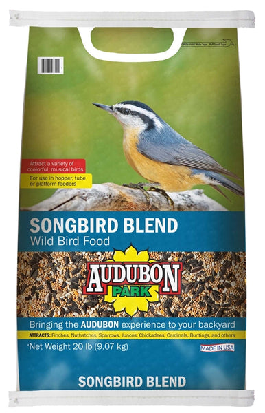 Audubon Park 12559 Wild Bird Seed, Songbird Blend, 20 lb
