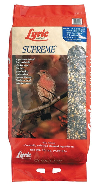 Lyric 26-47290 Supreme Mix Bird Feed, 20 lb Bag