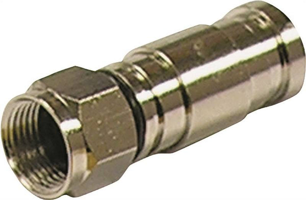 GB F GDC-6CM Compression Connector, Nickel-Plated, Silver