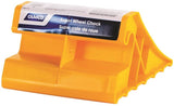 CAMCO 44492 Wheel Stop Chock, Plastic, Yellow, For: Tires Up to 29 in