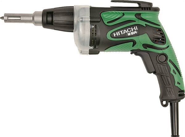 Metabo HPT W6V4M Drywall Screwdriver, 6.6 A, 1/4 in Chuck, Hex, Keyless Chuck, 4500 rpm Speed