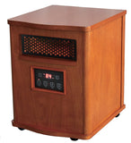 Comfort Glow QEH1410/DH2000C Electric Heater, 15 A, 120 V, 1500 W, 5120 Btu, 1000 sq-ft Heating Area, Chestnut