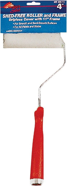 Linzer MT101-11 Mini Roller, 3/8 in Nap, Fabric Cover, Threaded Handle, 4 in L Roller