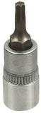 Vulcan 55050027SD Star Bit Socket, T15 Tip, Chrome