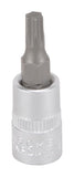 Vulcan 55050029SD Star Bit Socket, T25 Tip, Chrome