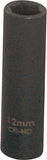 Vulcan Deep Impact Socket, 12 mm Socket, Black Phosphate