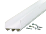 M-D 06528 Door Bottom, 36 in L, 1-3/4 in W, 1-1/2 in H, Vinyl