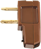 Eaton Wiring Devices BP2600-6B-L Electrical Plug, 2 -Pole, 15 A, 125 V, NEMA: NEMA 1-15, Brown