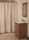 Simple Spaces SD-MCP01-B3L Shower Curtain, Vinyl, Beige, Beige
