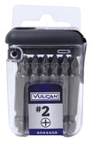 Vulcan 305041OR Screwdriver Bit, Hex Shank, S2 Chrome Molybdenum Steel