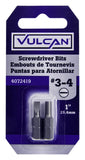 Vulcan 306192OR Screwdriver Bit, Hex Shank, S2 Chrome Molybdenum Steel