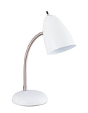 Boston Harbor TL-TB-170-WH-3L Flexible Desk Lamp, 120 V, 60 W, 1-Lamp, CFL Lamp, White Fixture, White