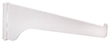 Knape & Vogt 180 WH 16 Shelf Bracket, 16 in L, Steel, Powder-Coated