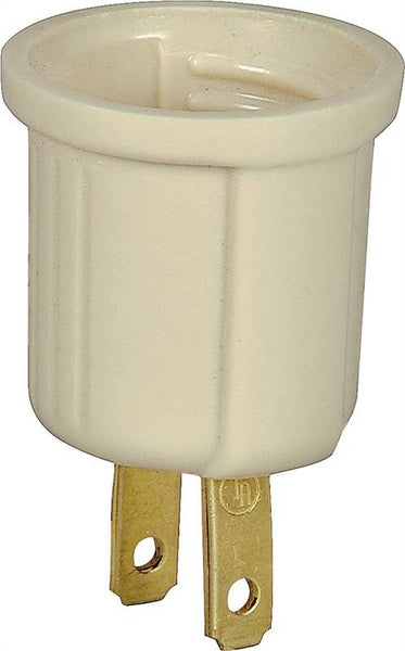 Eaton Wiring Devices 738V-BOX Outlet Adapter, 660 W, 1-Outlet, Thermoplastic, Ivory