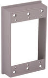 HUBBELL 5406-0 Weatherproof Extension Ring, 1 in D, Horizontal, Vertical Mounting, Aluminum, Gray