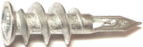 MIDWEST FASTENER 10420 Hollow Wall Anchor with Screw, #8 Thread, 1-1/4 in L, Zinc, 75 lb