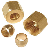 Dial 9311 Compression Sleeve and Nut, Brass, For: Evaporative Cooler Purge Systems