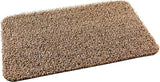 GRASSWORX Clean Machine 10372031 Door Mat, 30 in L, 18 in W, Rectangular, Medium Flair Pattern, Earth Taupe