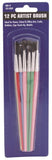 ProSource A 90180 Artist Brush Set, Plastic Handle