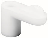 Make-2-Fit PL 7775 Window Screen Clip with Screw, Plastic, White