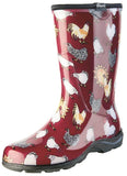 Sloggers 5016CBR-06 Rain and Garden Boots, 6 in, Chicken, Barn Red