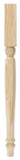 Waddell 2921 Table Leg, 29 in H, 2-1/4 in W, Pine Wood, Beige, Smooth Sanded