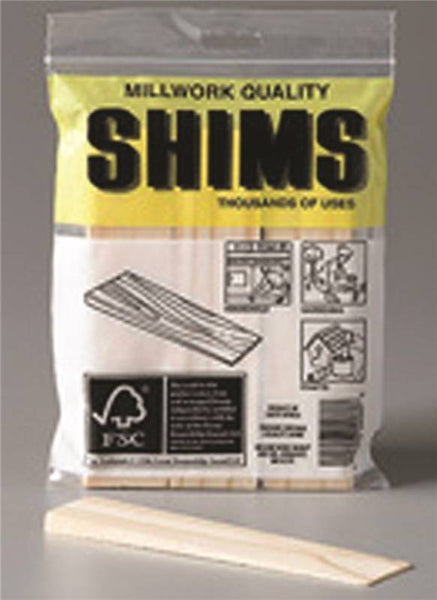 Nelson PSH6/9-72/56 Shim, 6 in L, 1-1/2 in W, Pine Wood, Natural