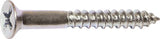 MIDWEST FASTENER 02554 Screw, #8 Thread, 3/4 in L, Coarse Thread, Flat Head, Phillips Drive, Sharp Point, Steel, Zinc