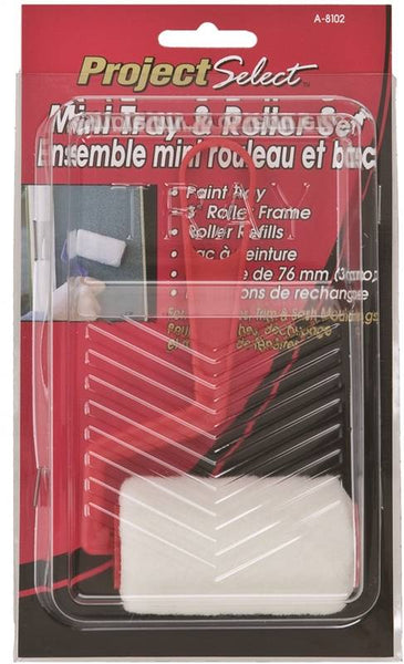 Linzer A8102 Roller and Tray Set, Mini Size